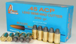 .45 ACP LEAD SEMI WAD CUTTER 200gr .45 ACP LEAD SEMI WAD CUTTER 200gr