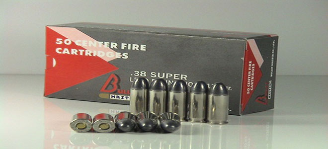 .38 SUPER  LEAD ROUND NOSE 130gr