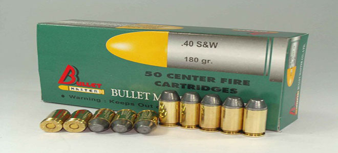 .40 S&W LSWC 180 gr.