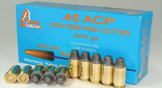 .45 ACP LEAD SEMI WAD CUTTER 200gr