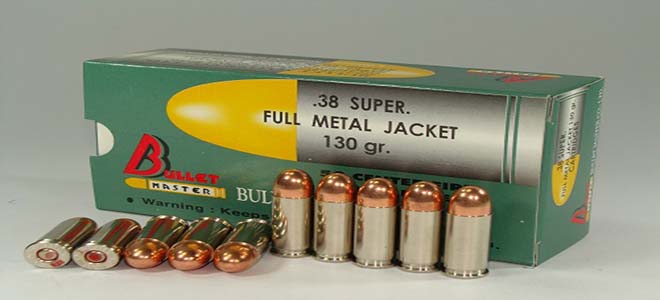 .38 SUPER FULL METAL JACKET 130 gr.