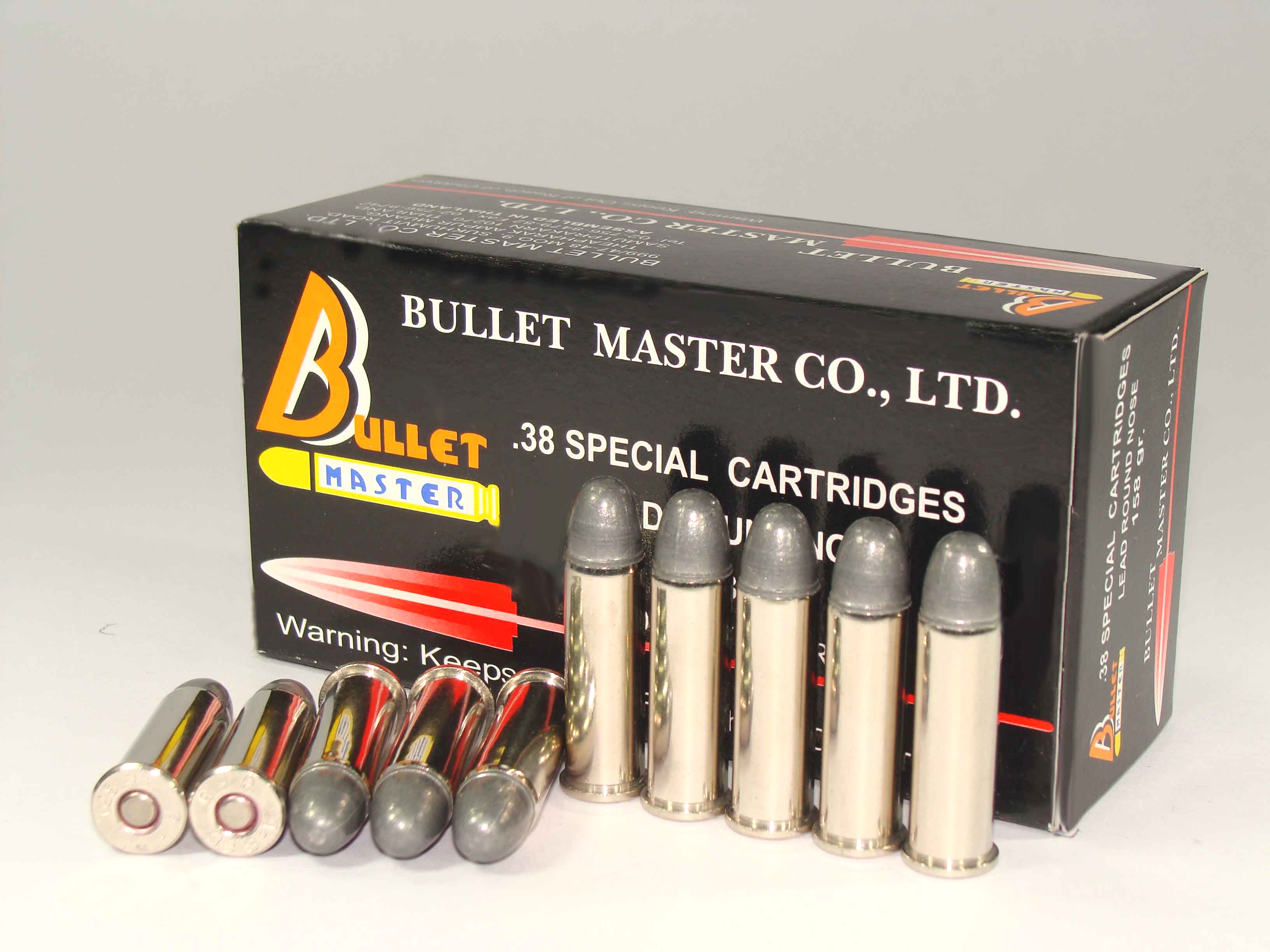 .38 SPECIAL CARTRIDGES LRN 158 gr.