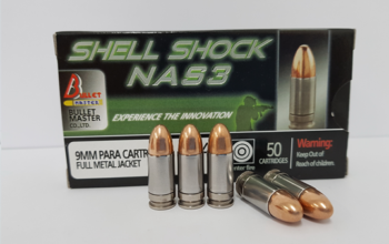 9 mm. FMJ 124 gr. Shell Shock